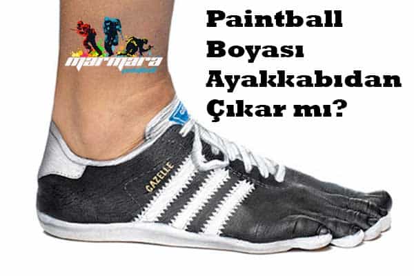 Paitnball boyası ayakkabıdan çıkar mı