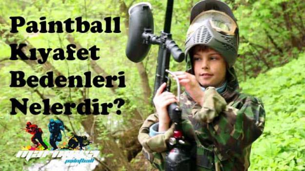 Paintball kıyafet bedenleri