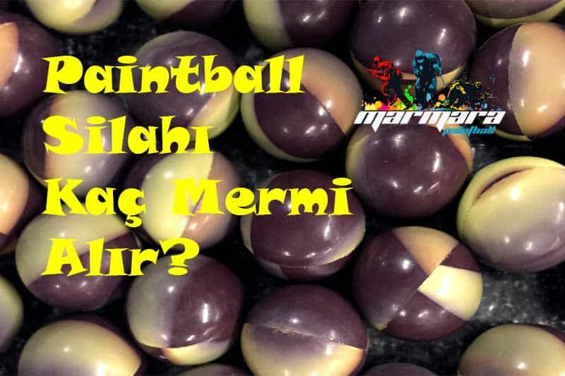 paintball silahı kaç mermi alır
