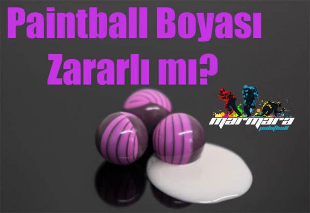 paintball boyası zararlı mı